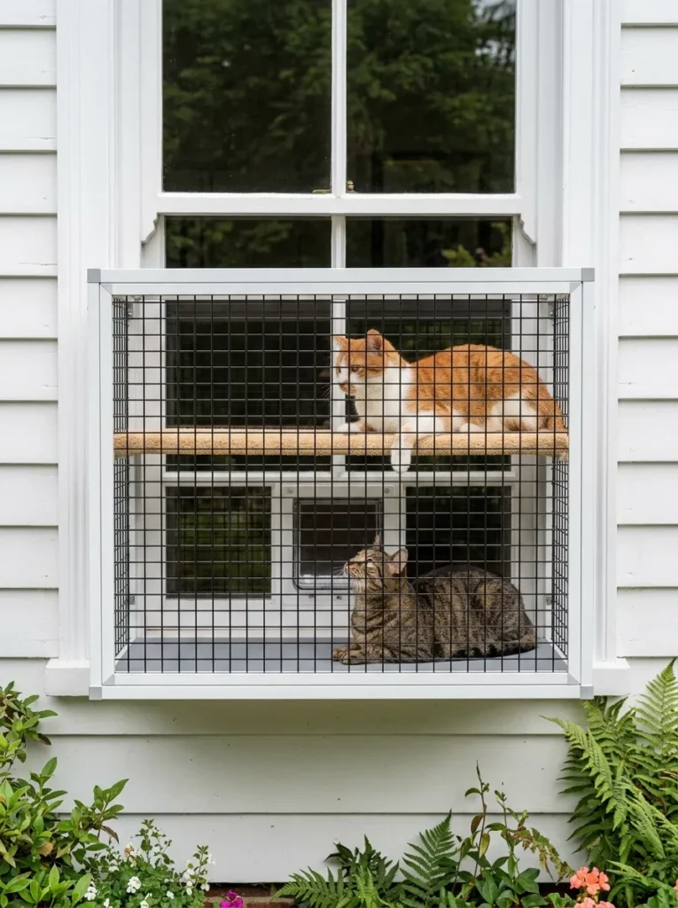 Cat Window Enclosure Ideas