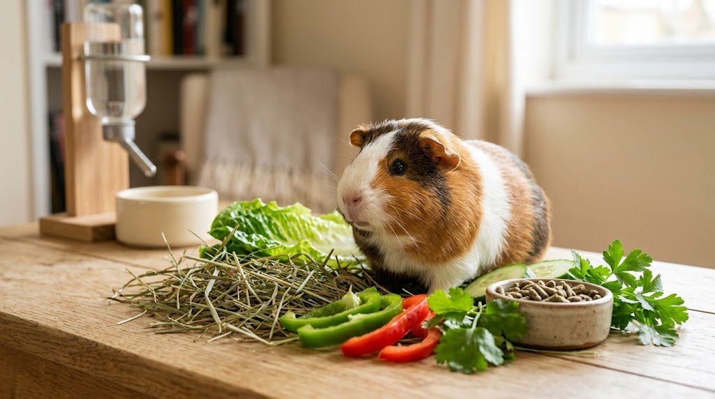 Where do guinea pigs come from? Guinea pig showing its South American origin