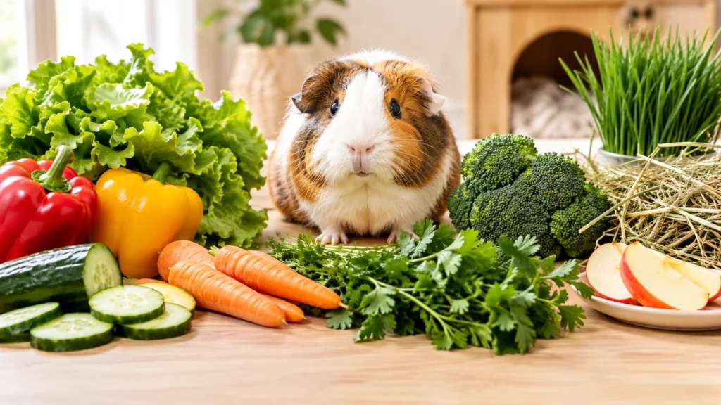 what can guinea pigs eat safe food list