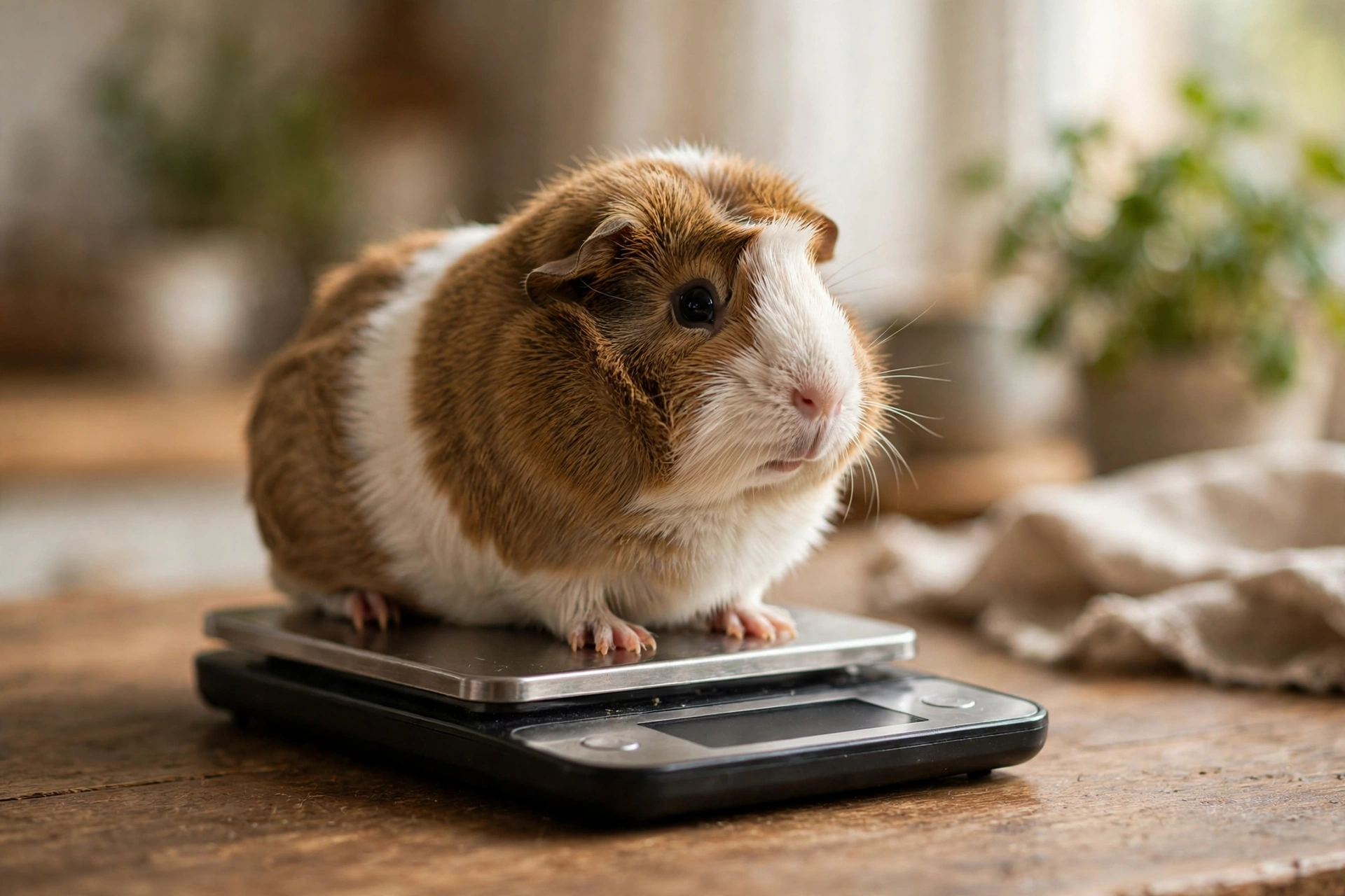how much should a guinea pig weigh